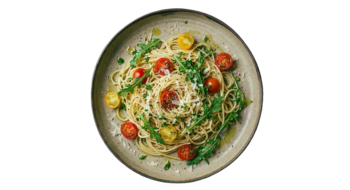 Spaghetti Rucola e Pomodorini